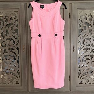 Bigio pink piqué sleeveless dress 2